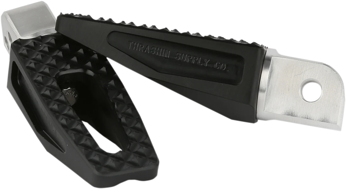 Functional THRASHIN SUPPLY CO. Rear P-54 Slim Footpegs – Black TSC-2029-1 Classic
