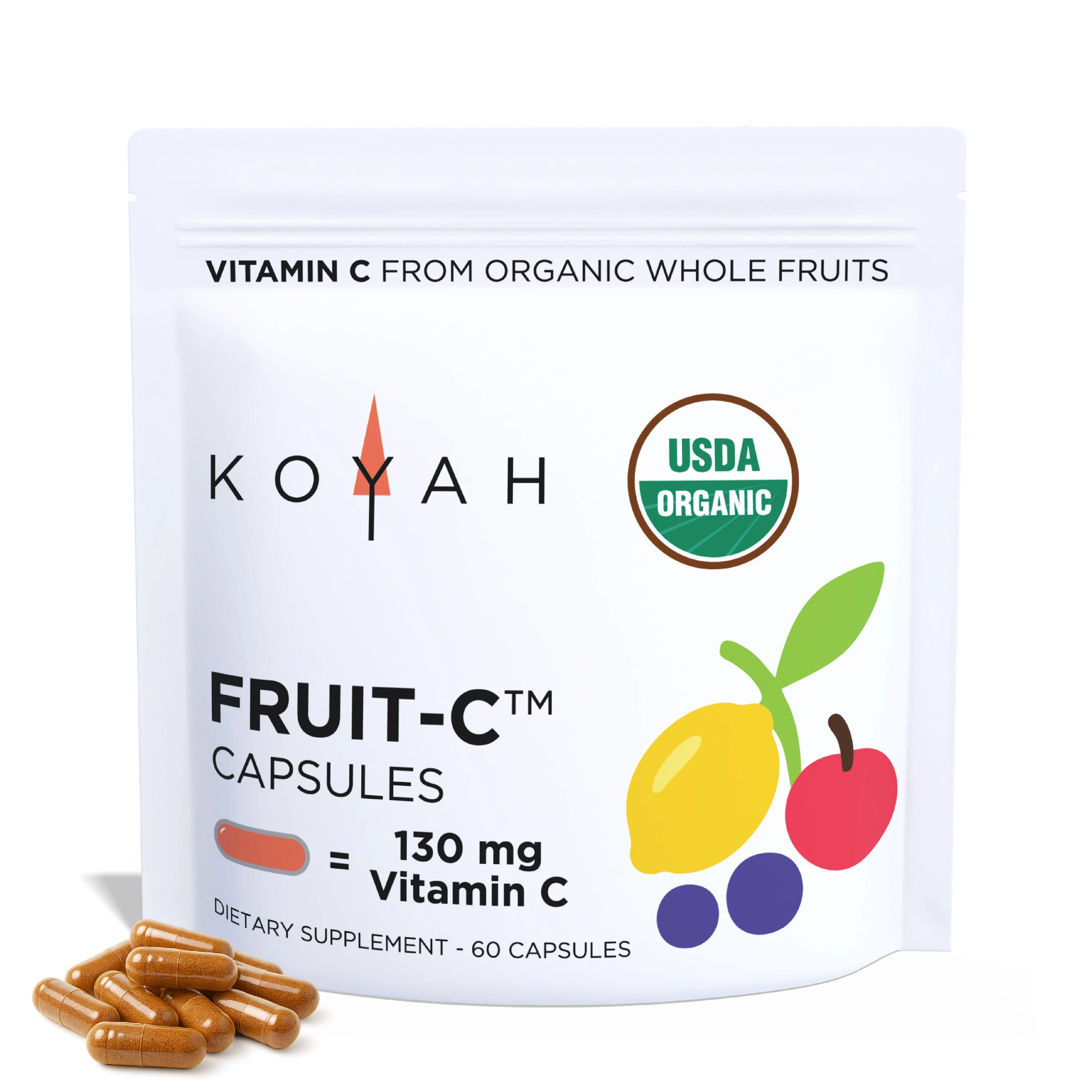 Practical Organic Fruit-C® Capsules Secure