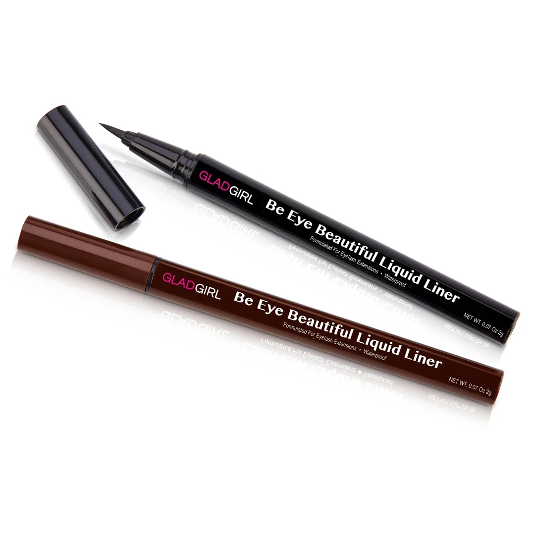 High-Grade GladGirl Liquid Liner – Fine Brush Tip Expertly Made