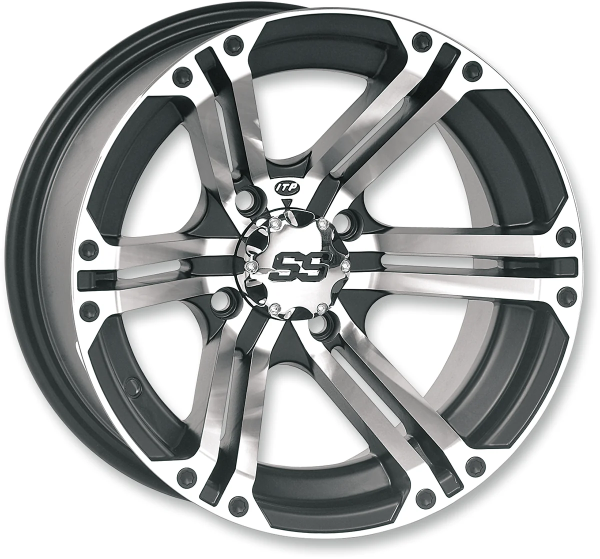 Consistent ITP Wheel – SS212 – Front – Machined Black – 14×6 – 4 156 – 4 2 1428375404B Next-Generation