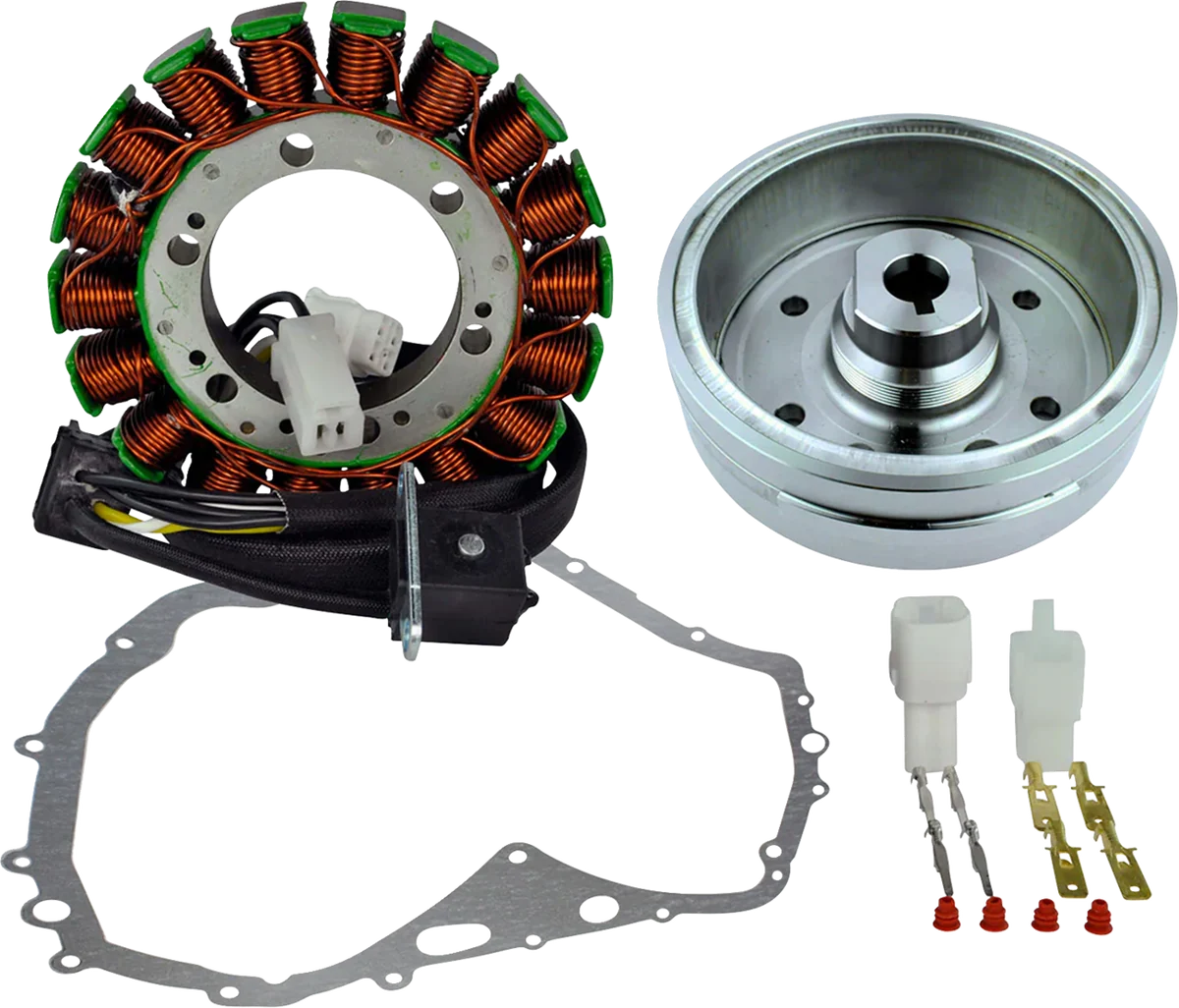 Superior RM STATOR Stator with Crankcase Cover Gasket – Suzuki Arctic Cat RM23014 Detailed