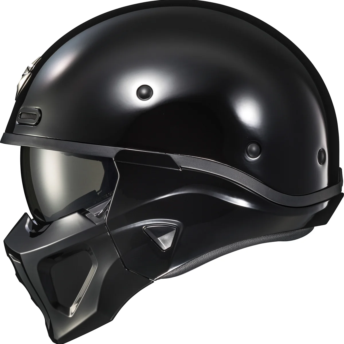 Pure Scorpion – Covert X Open Face Helmet Gloss Black Xl Selected