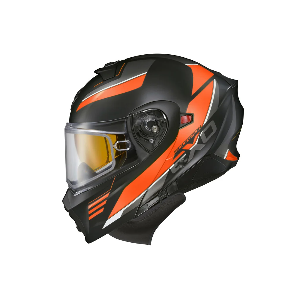 Responsible Scorpion – Exo Gt930 Cold Weather Helmet Modulus Orange Lg Dual Pane Reliable