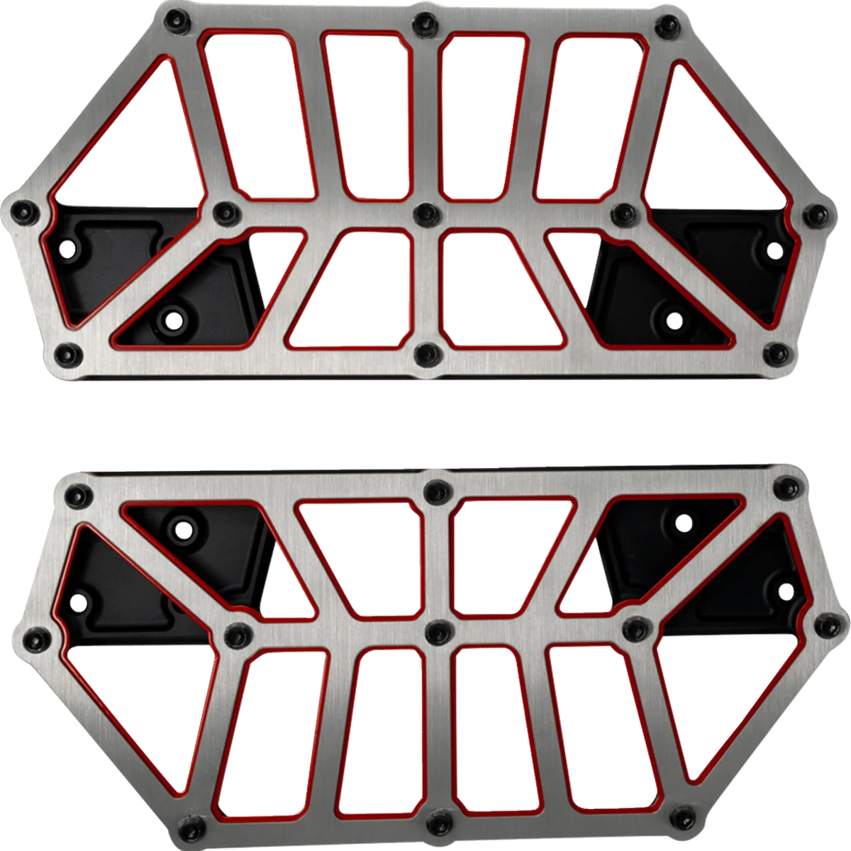 Comfortable KODLIN USA NXL Floorboards – Black w Red Accent K73253-RL Unique