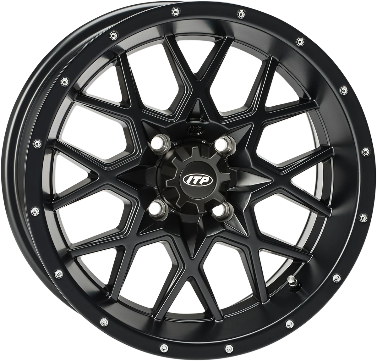 Superior ITP Wheel – Hurricane – Front Rear – Black – 12×7 – 4 137 – 5 2 1228633536B Elegant
