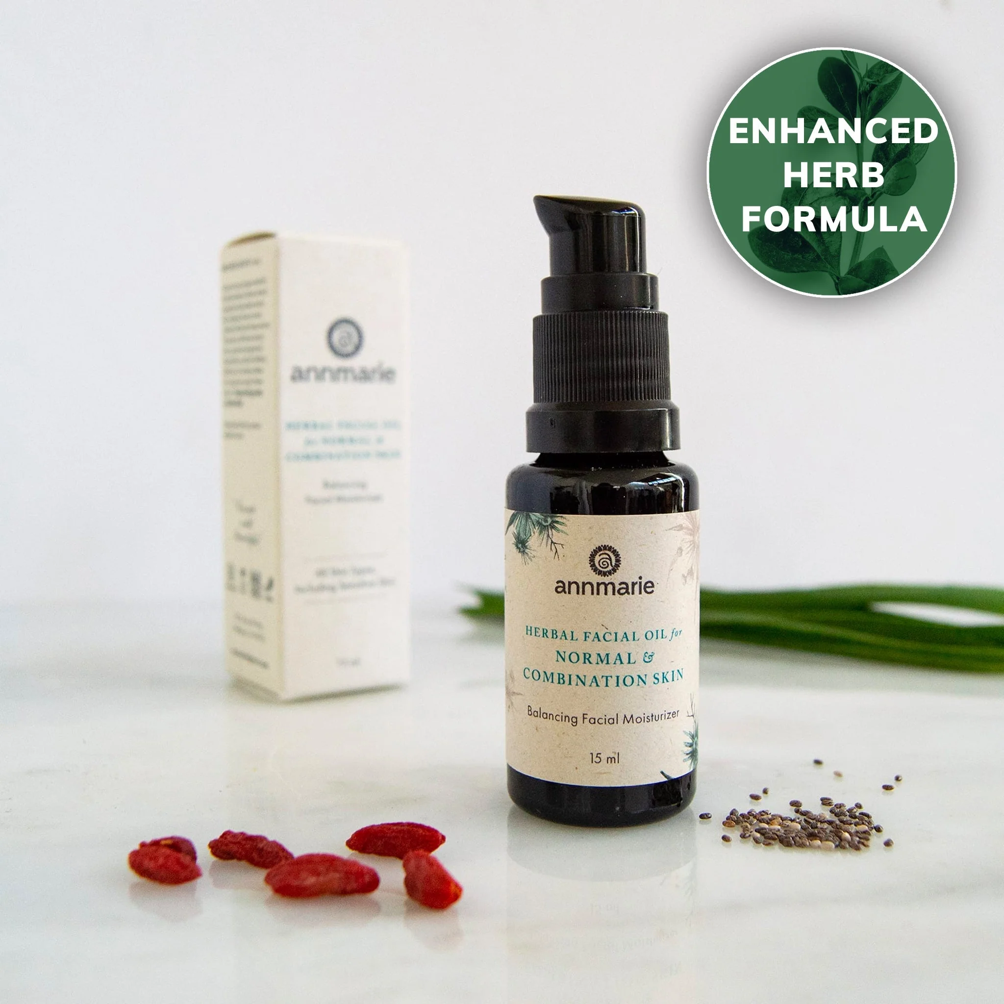 Carefully Designed Aceite facial herbal para piel normal y mixta 15 ml – Collective Next-Generation