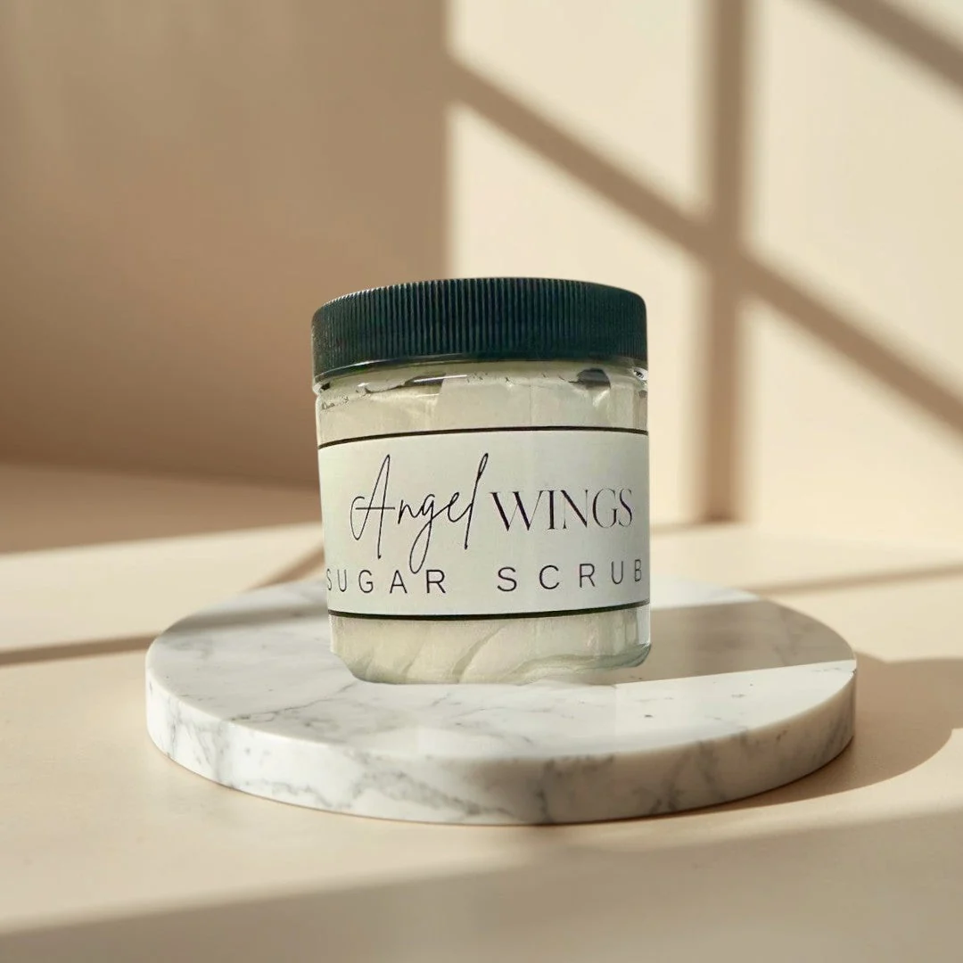 Unique Exfoliante de azúcar con alas de ángel Doodlations Smooth