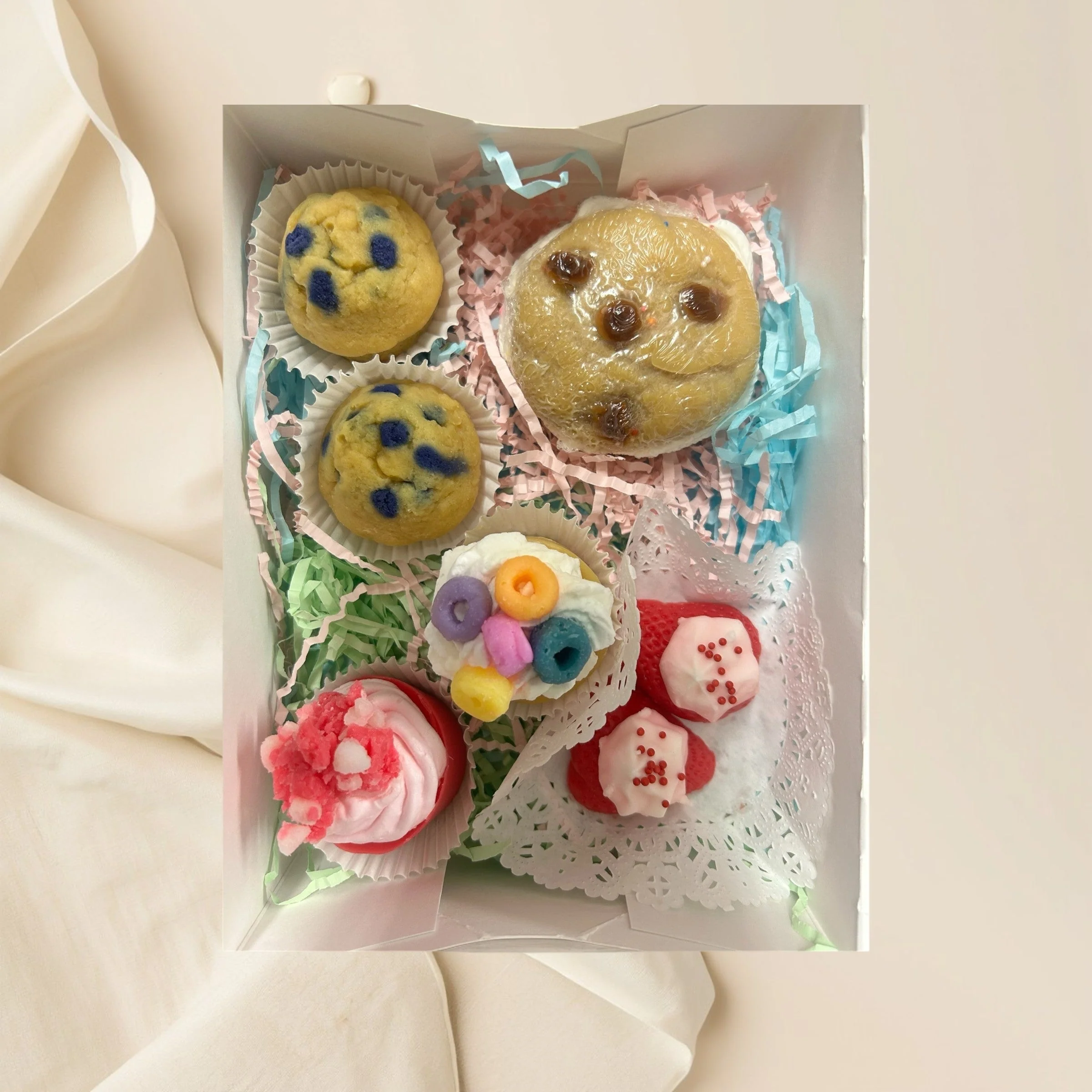 Crafted Ceras derretidas de muestra de panadería Natural
