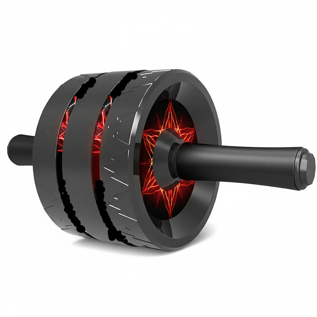 Trendy Ab Wheel Abdominal Muscle Roller for Core Strength and Quick Belly Definition Fitness Equipment Portable Home Gym Traditional