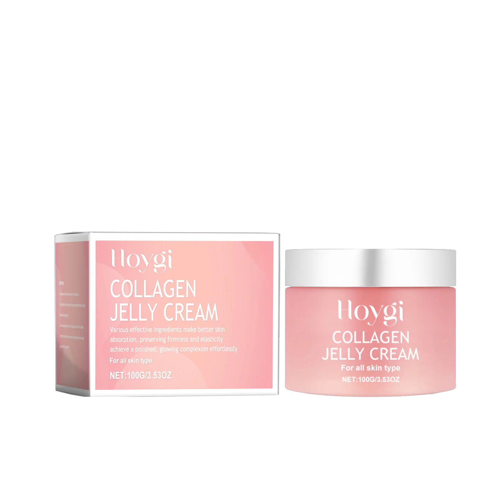 Detailed Firming Collagen Jelly Cream Bouncy Face Moisturizer Natural