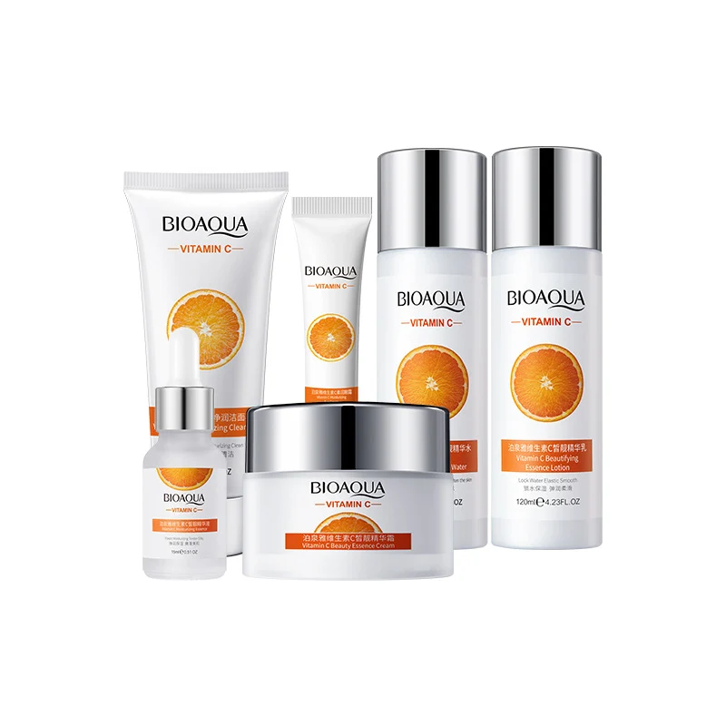 Unique Six-Piece Moisturizing Skin Care Facial Care Suit Solid