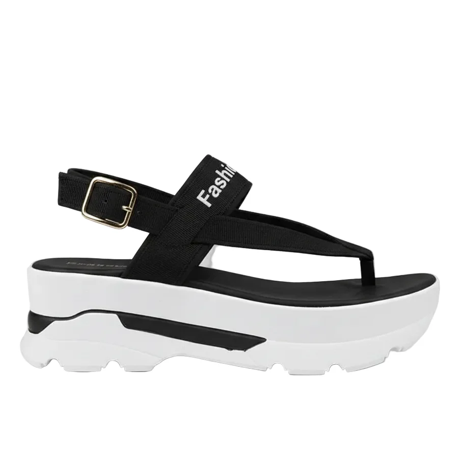 Long-Lasting Women’s Wedge Heel Thong Sandals Platform Casual Summer Shoes Carefully Designed