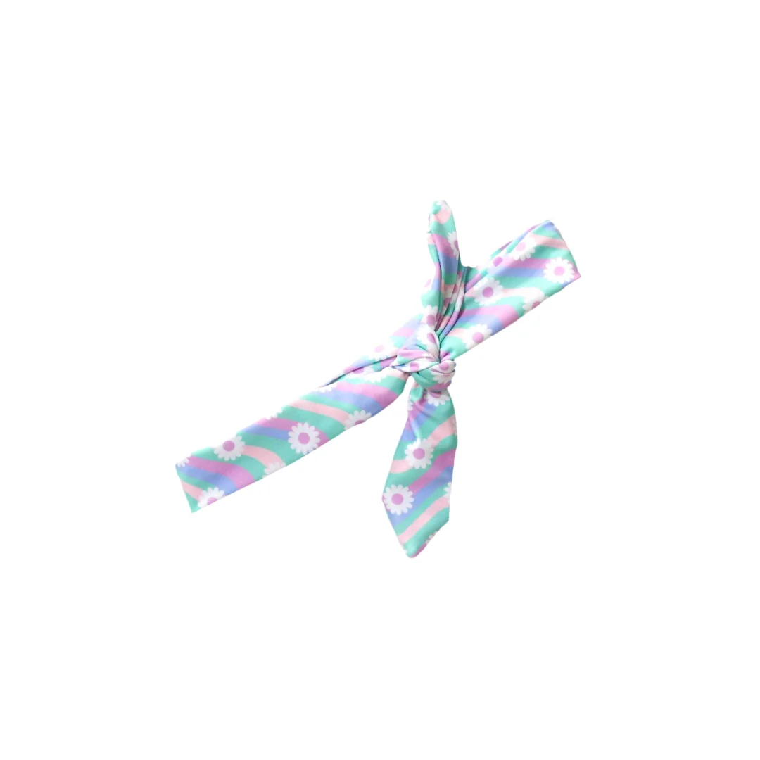 Professional Pastel Daisy Headwrap Organic