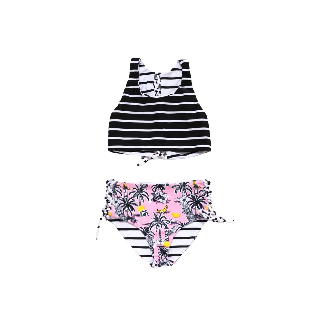 High-End Silver Moon Two Piece Swimsuit reversible Proven