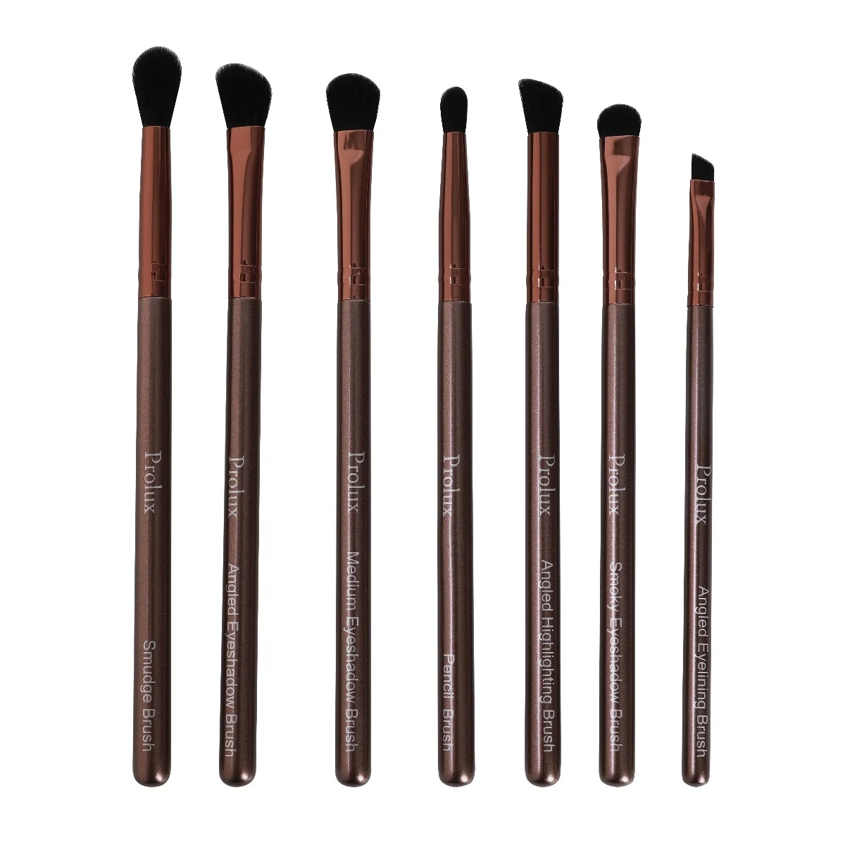 Certified Deluxe Eye Essentials 7pc Brush Set Prestigious