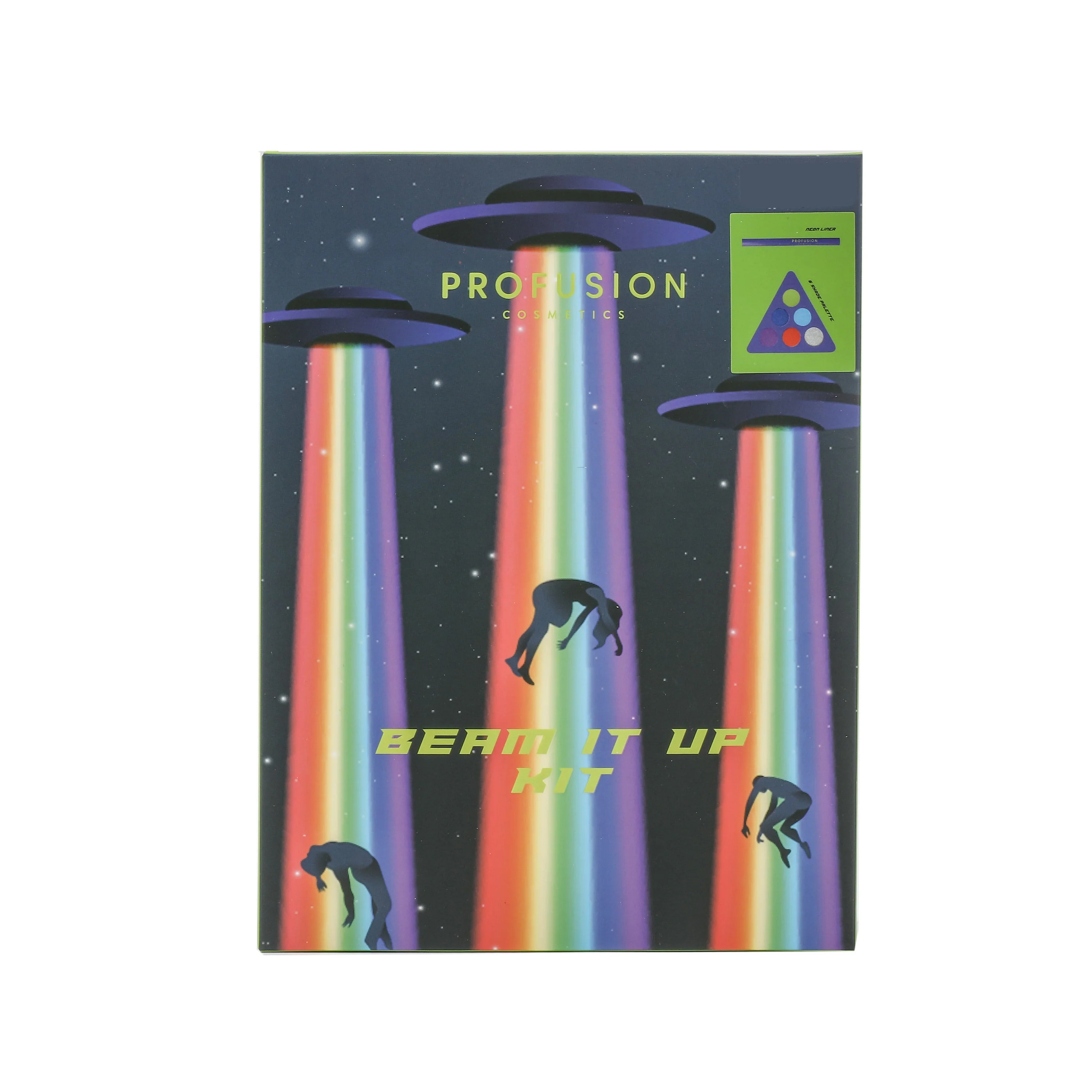 Verified UFO Beam It Up Kit 6-Shade Palette Neon Liner Long-Lasting