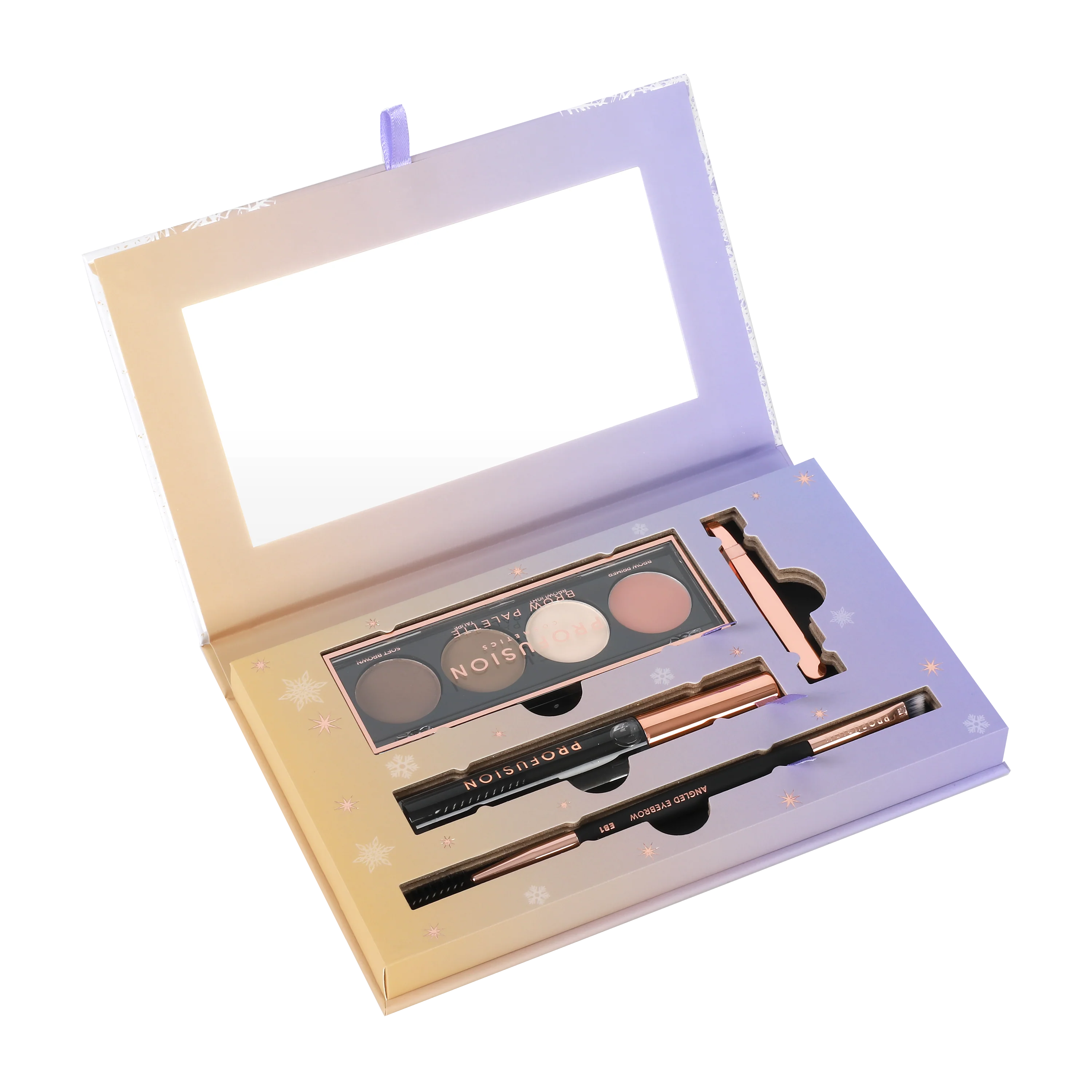 Proven Frosted Snow Sparkle Festive Brows Defining Kit Premium