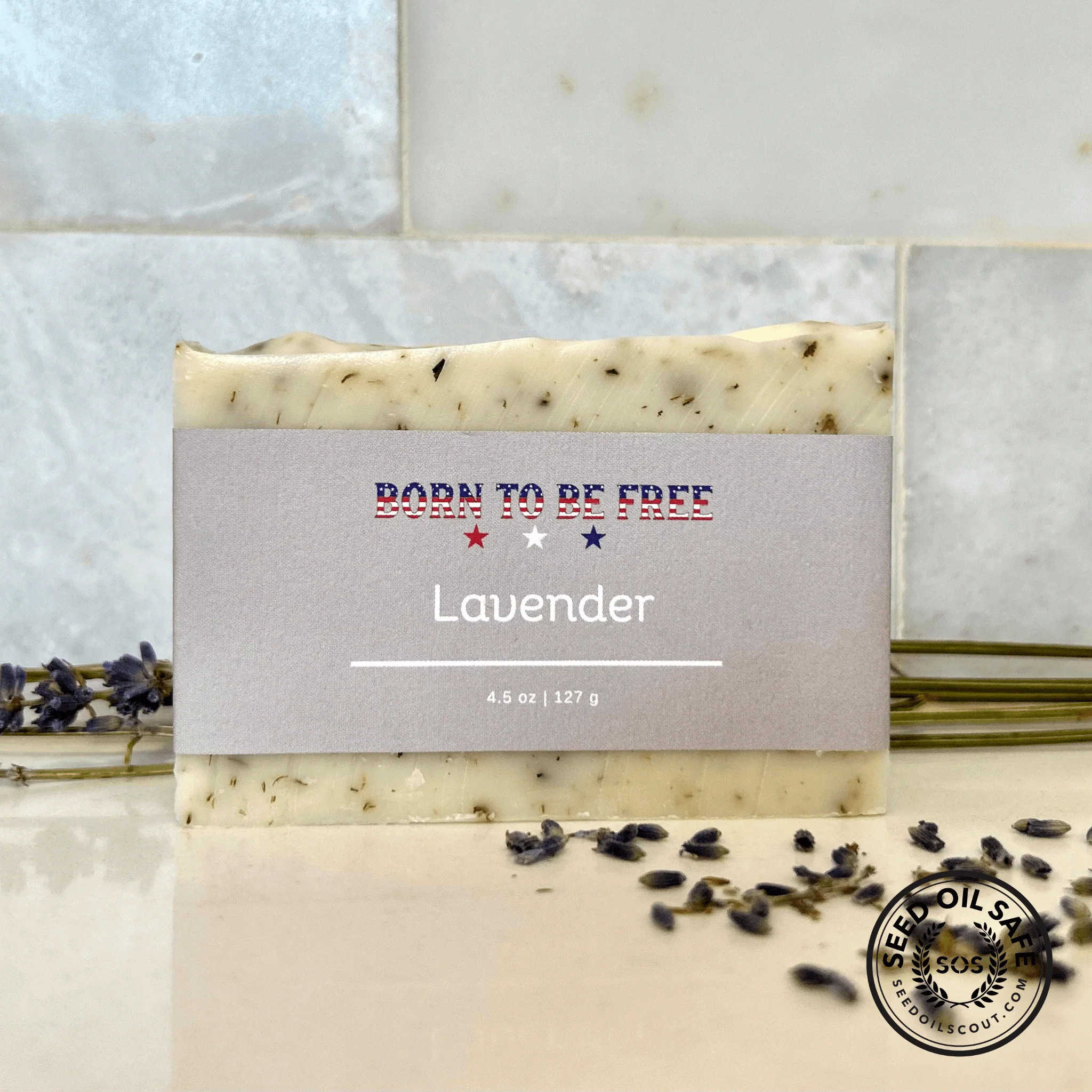 Superior Lavender Tallow Soap Bar Enhanced