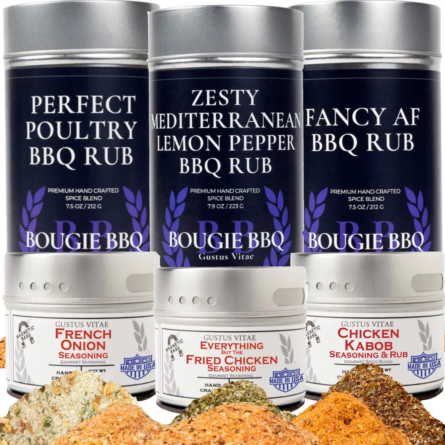 Specialty For Poultry Complete 6 Pack Collection Gourmet Seasonings and Rubs For Chicken Duck Turkey and Wild Game Fine Crafted