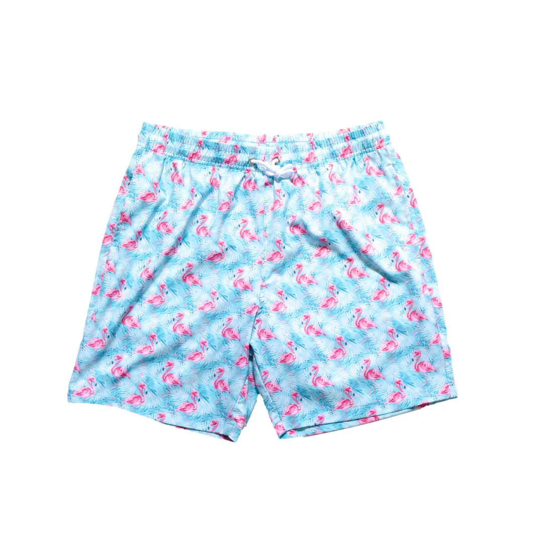 Recyclable Playa Flamingo Men’s Trunks Sophisticated