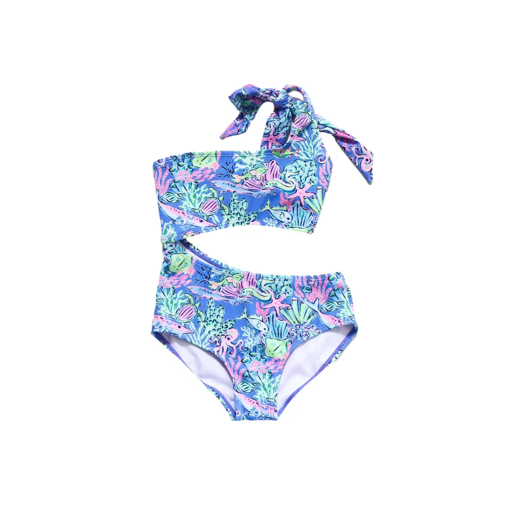 Durable Bermuda Urchin One Piece Swimsuit Recyclable