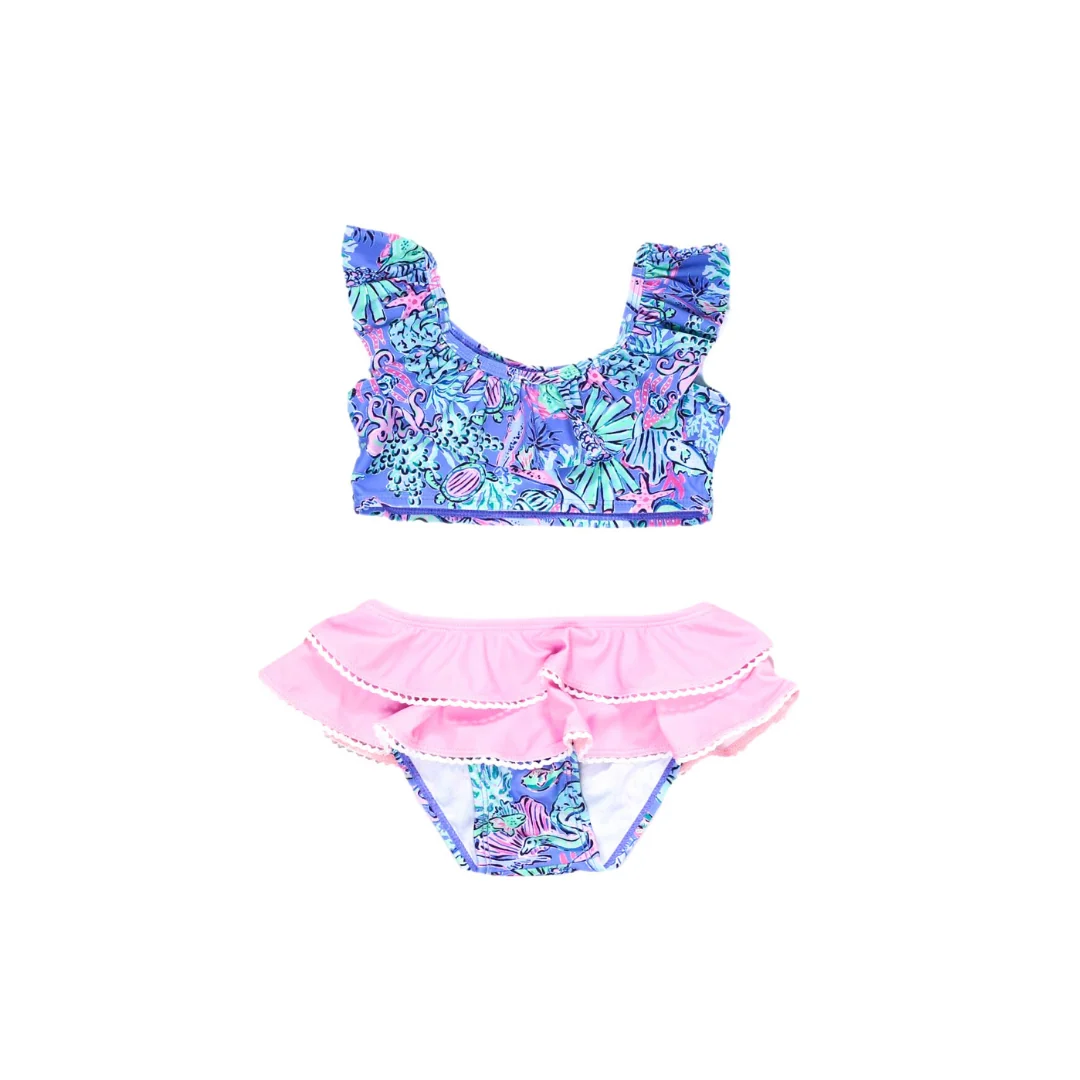 Professional Indigo Sunset Two Piece Swimsuit Expertly Made