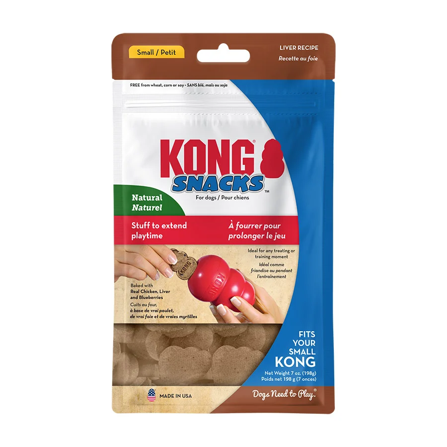 User-Friendly Kong Small Dog Liver Snacks 198g Clean