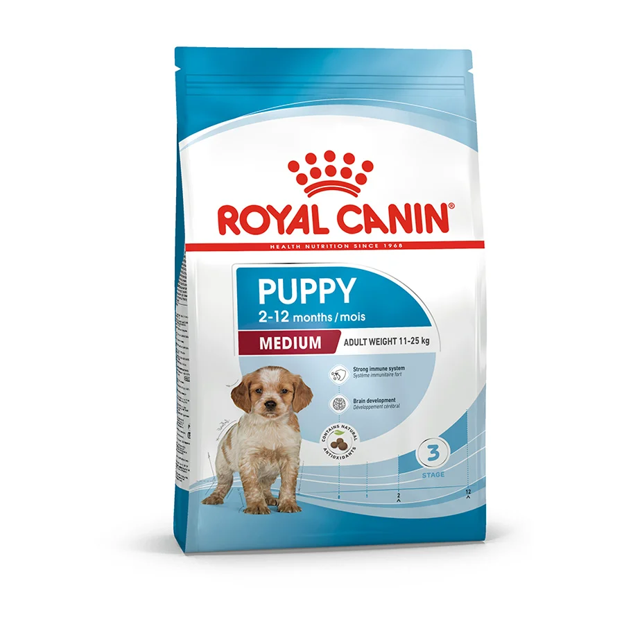 Refined Royal Canin Medium Breed Dry Puppy Food 4kg Dependable