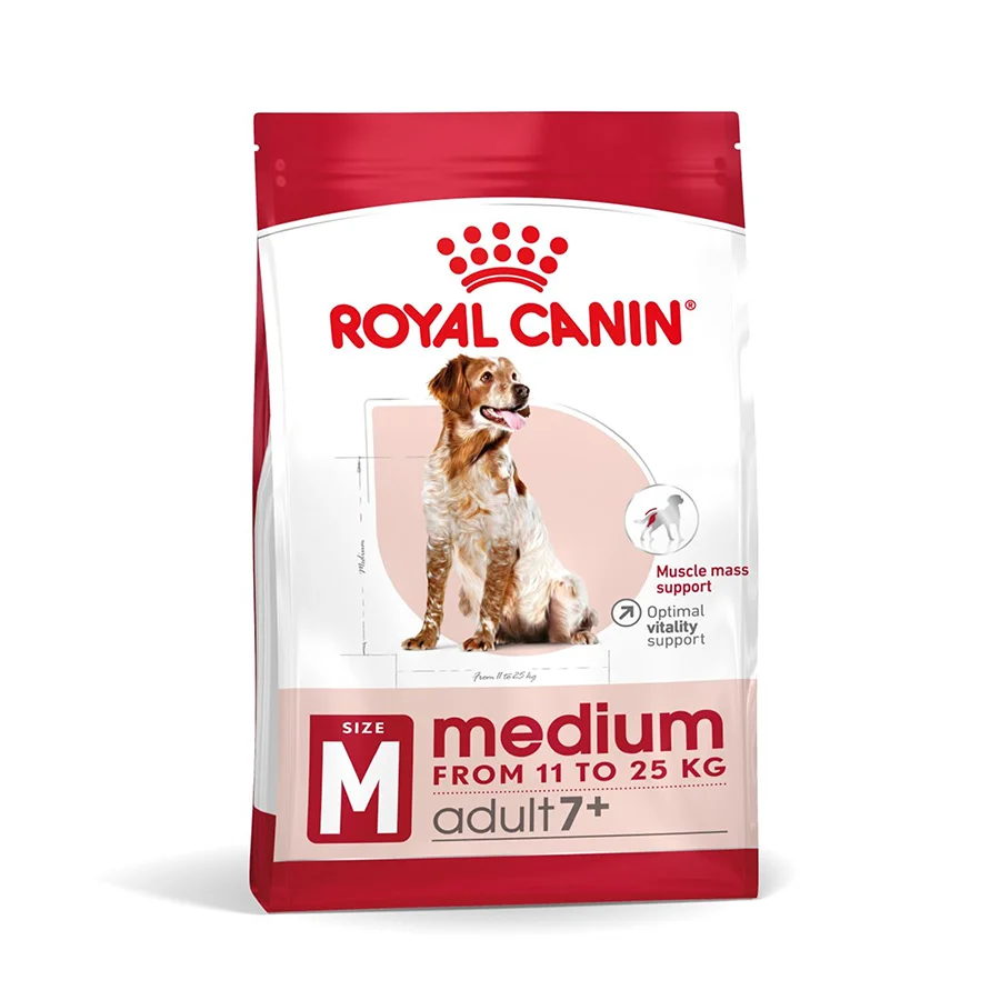 Easy-to-Use Royal Canin Medium Ageing 7 Dry Adult Dog Food 4kg Effective