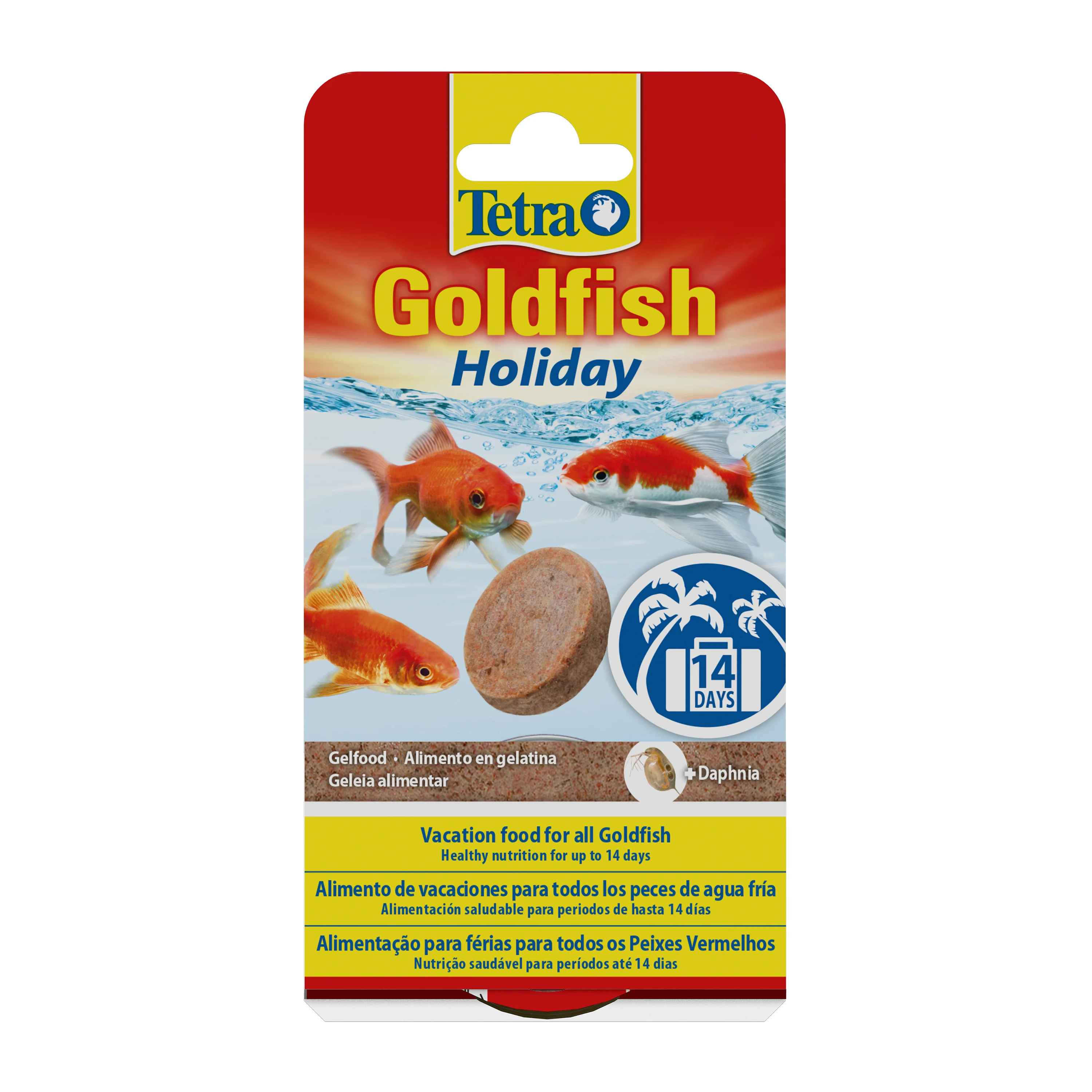 Expertly Made Tetra Goldfish Holiday Fish Food Block 2x12g Minimalist