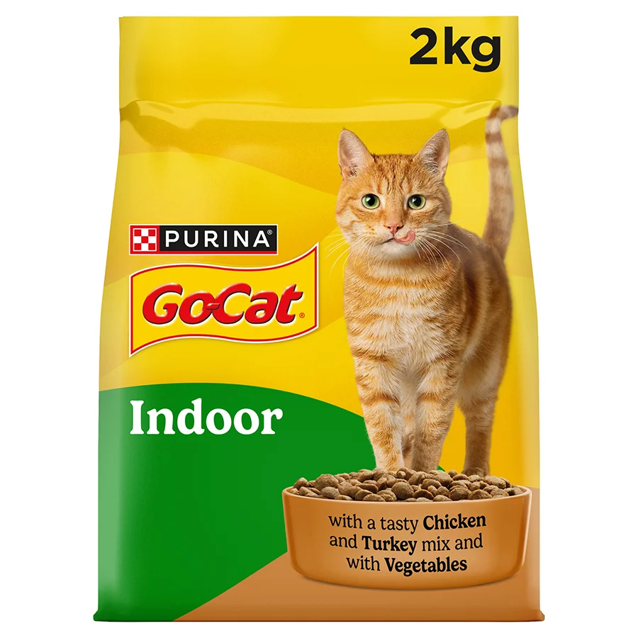 Fine Crafted Go Cat Indoor Adult Dry Cat Food Chicken Veg 2kg Effective