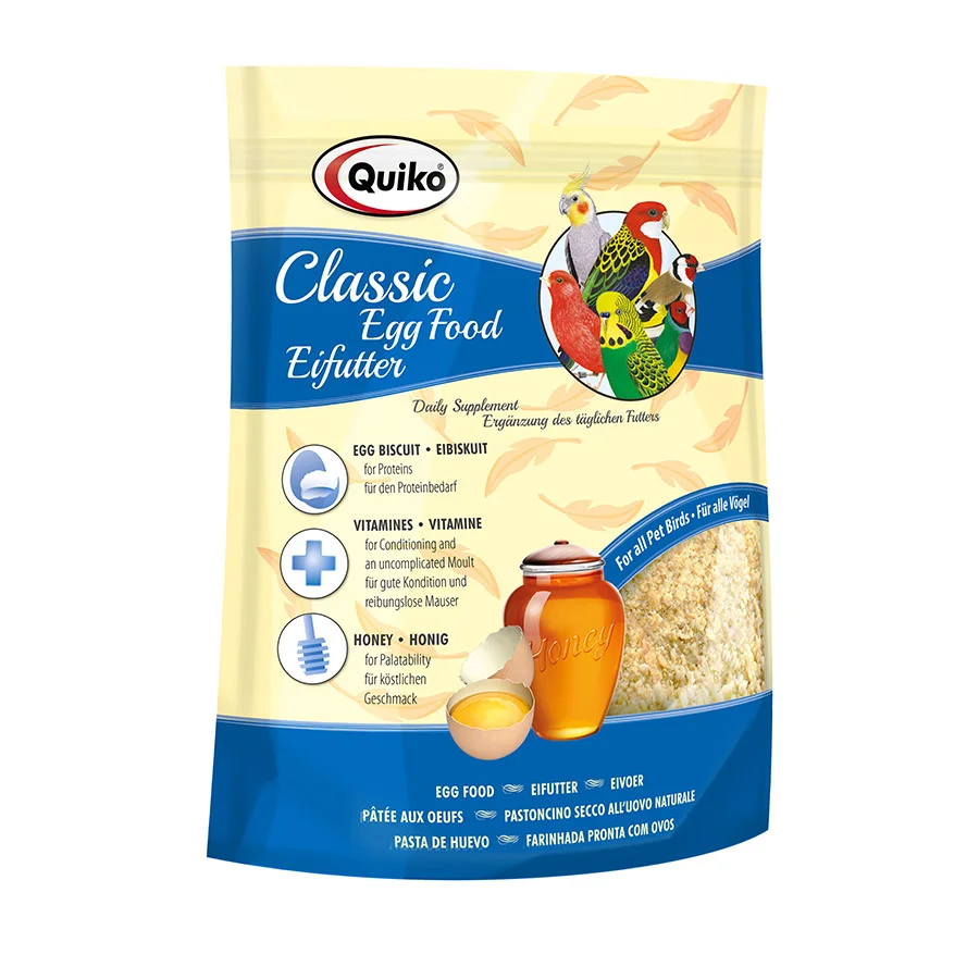 Sustainable Quiko Classic Bird Eggfood Supplement 500g Consistent