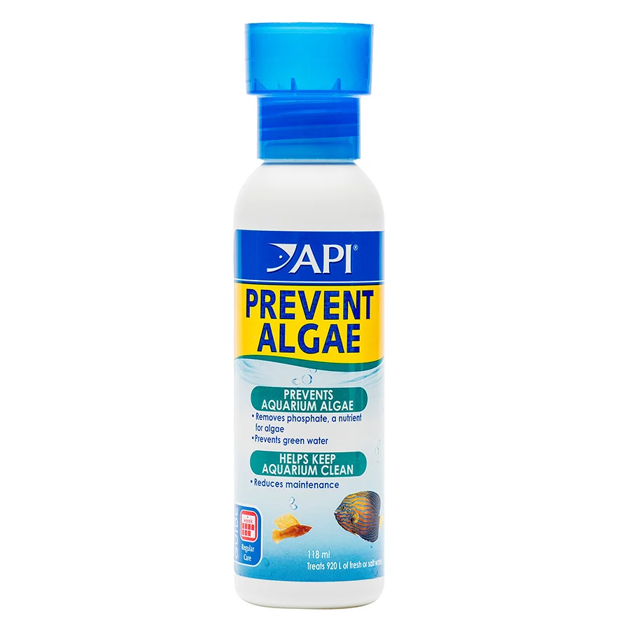 Consistent API Prevent Algae Aquarium Control Solution 118ml Premium Material