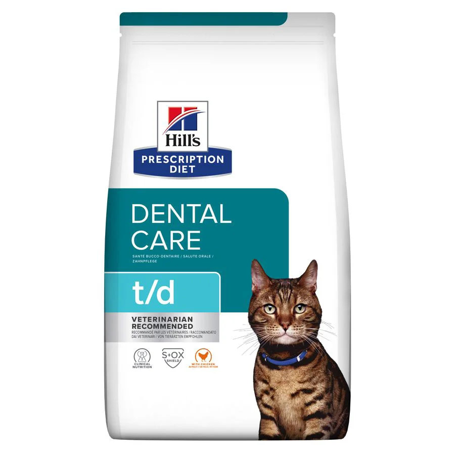 Clean Hill x27 s Prescription Diet Dental Care Dry Cat Food with Chicken 1.5kg Pure
