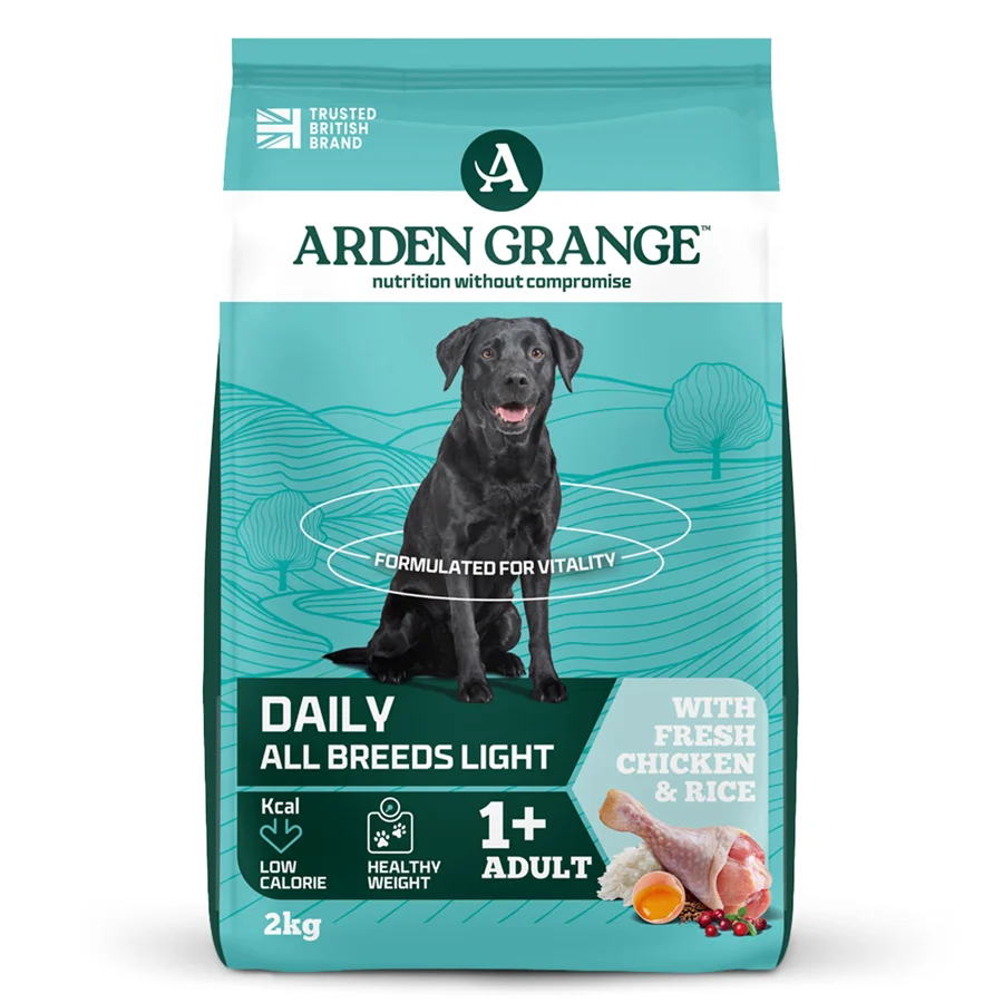 Outstanding Arden Grange Light Adult Dry Dog Food with Chicken Rice Crafted
