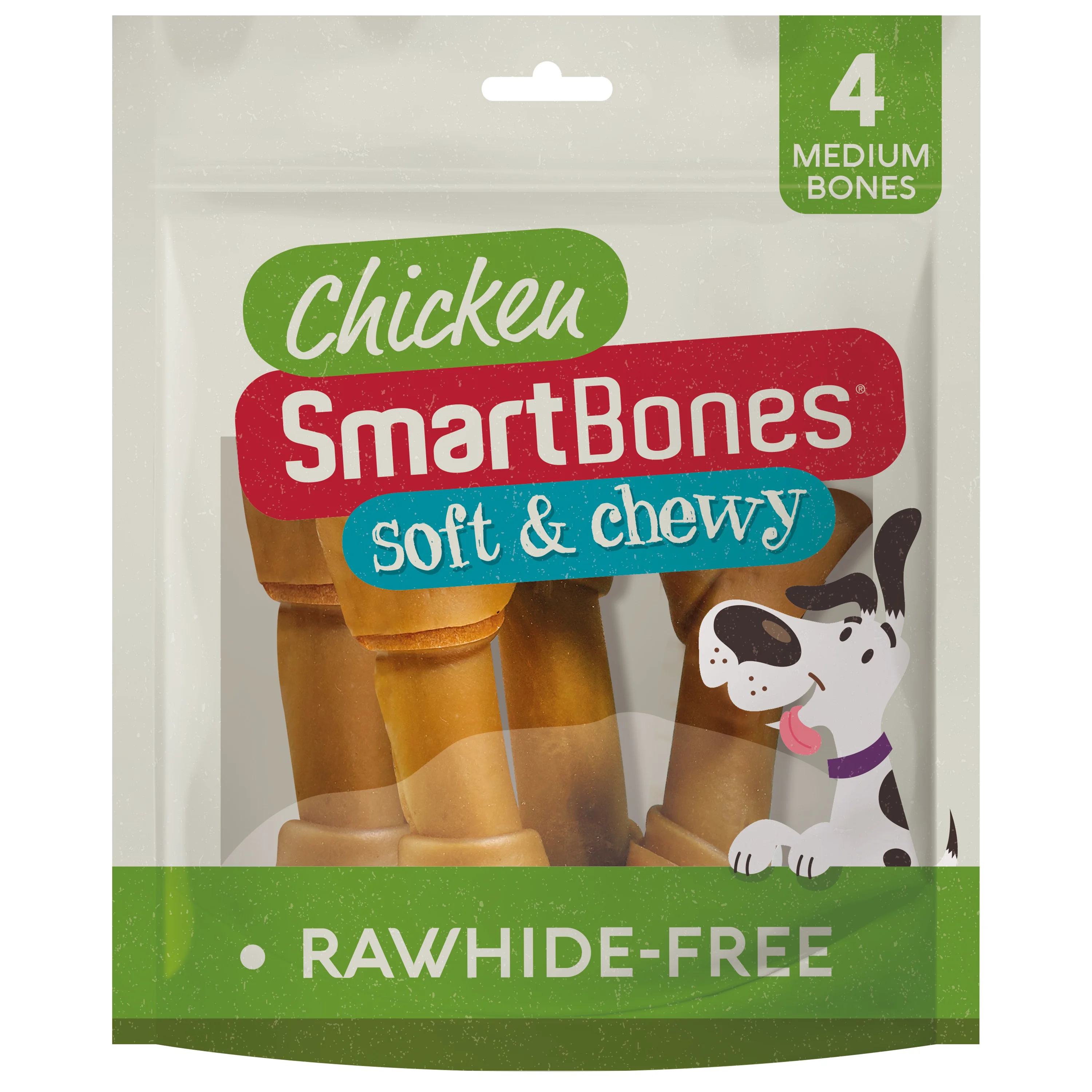 Outstanding SmartBones Medium Breed Dog Bone Chew Chicken 4 Pack Crafted