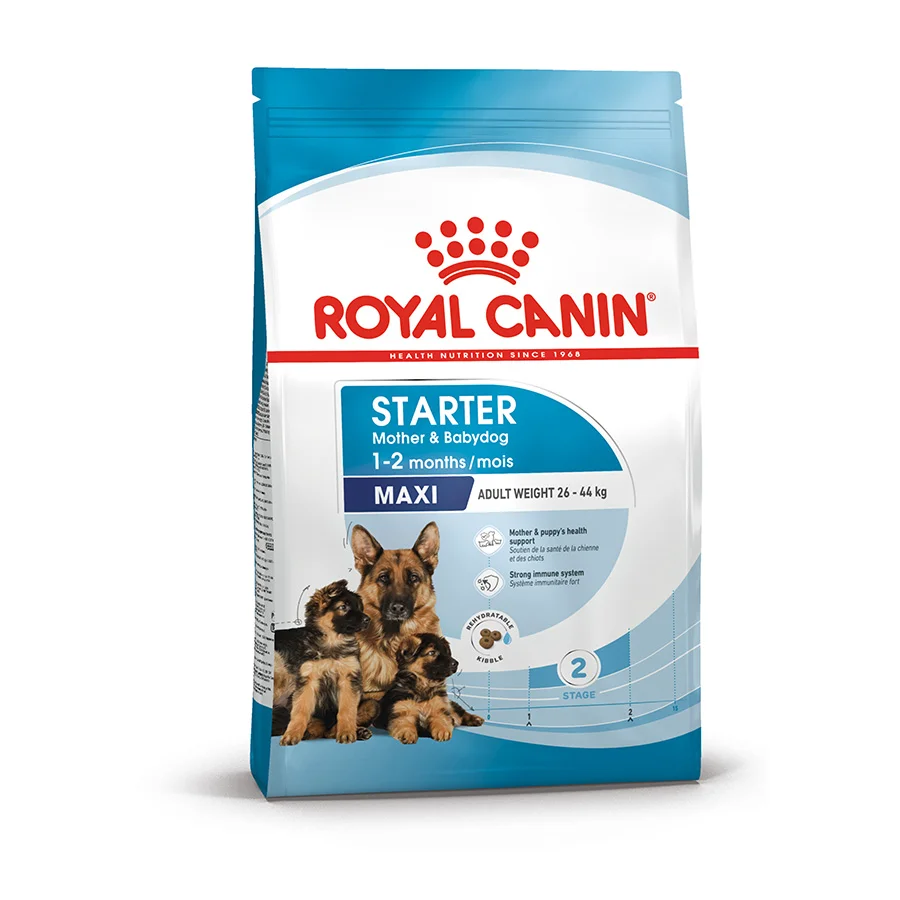 Organic Royal Canin Starter Mother BabyDog Maxi Dry Dog Food 4kg Optimized