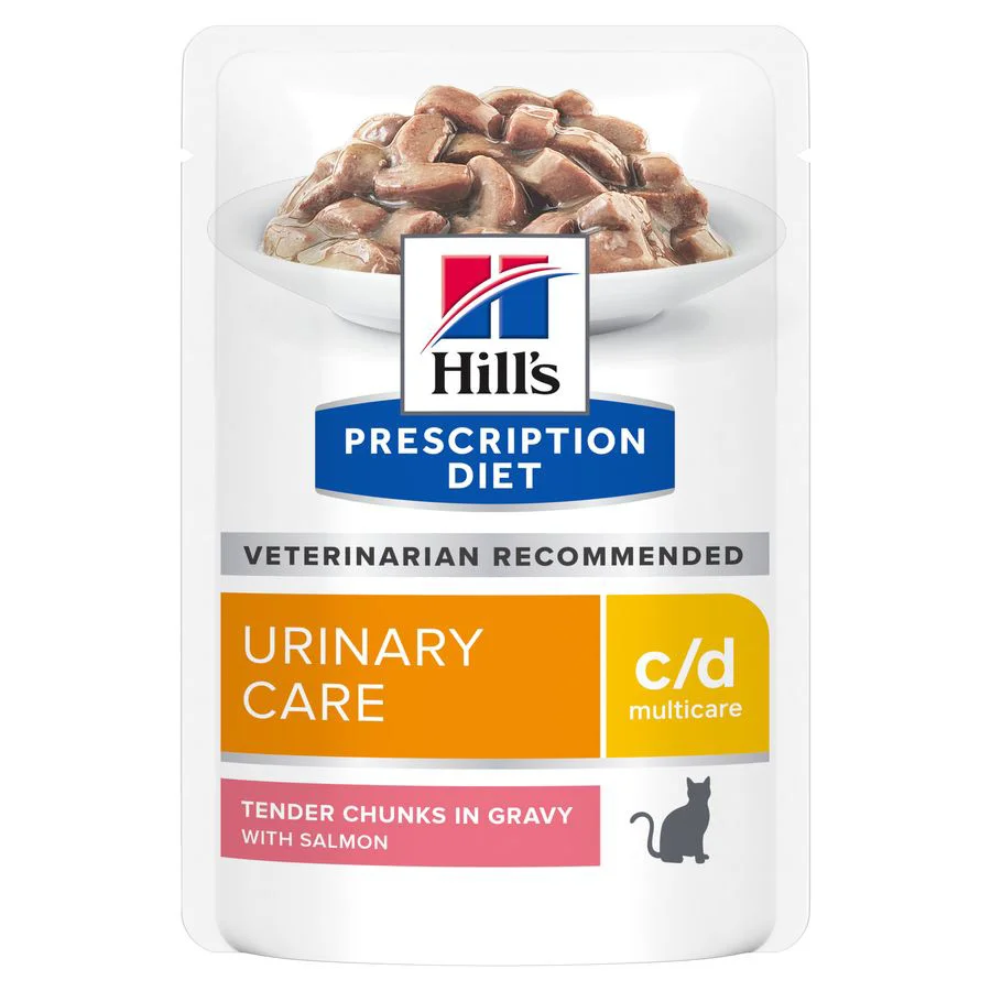 Advanced Hill x27 s Prescription Diet c d Urinary Care Wet Adult Cat Food Salmon 12x85g High-Grade