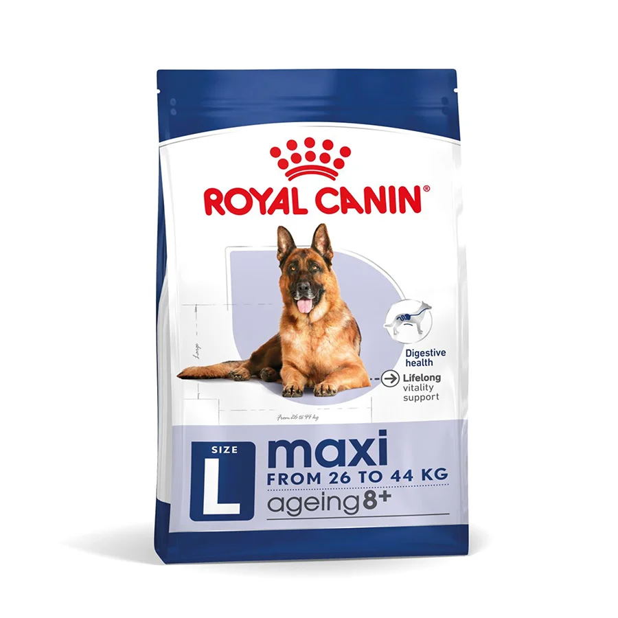 Environmentally Friendly Royal Canin Maxi Ageing 8 Dry Dog Food 15kg Solid