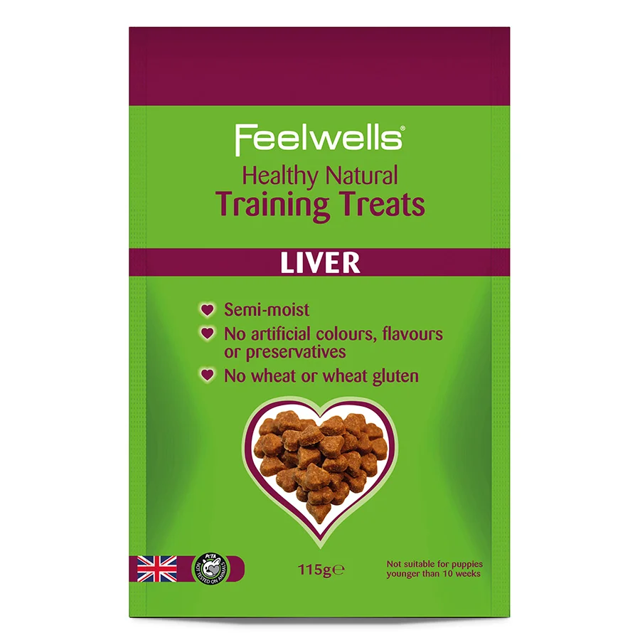 Functional Feelwells Healthy Natural Training Liver Treats 115g Convenient