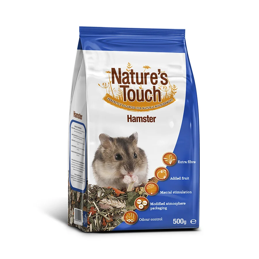 Lightweight Nature x27 s Touch Hamster Food 500g Practical