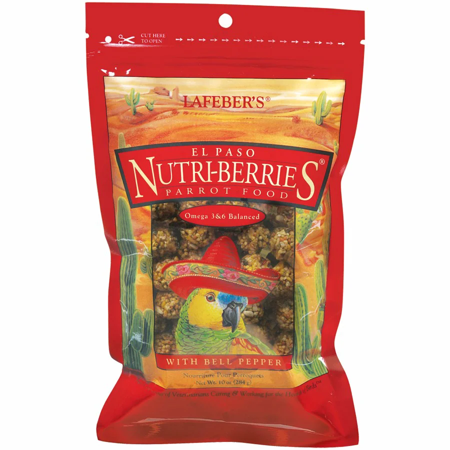 Original Design Lafeber Nutri-Berries El Paso Complete Parrot Food 284g Verified