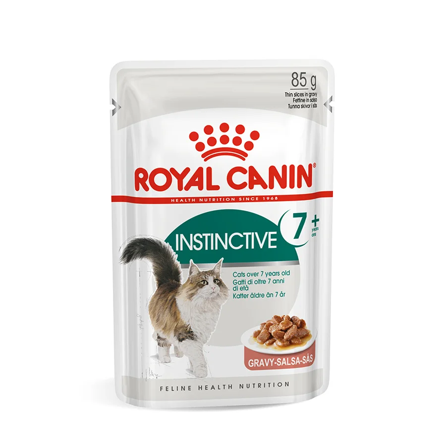 Next-Generation Royal Canin Feline Instinctive 7 Adult Wet Cat Food In Gravy 12x85g Trendy