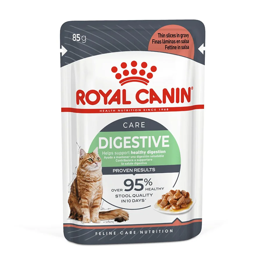 Practical Royal Canin Feline Digest Sensitive Wet Adult Cat Food In Gravy 12x85g Flexible