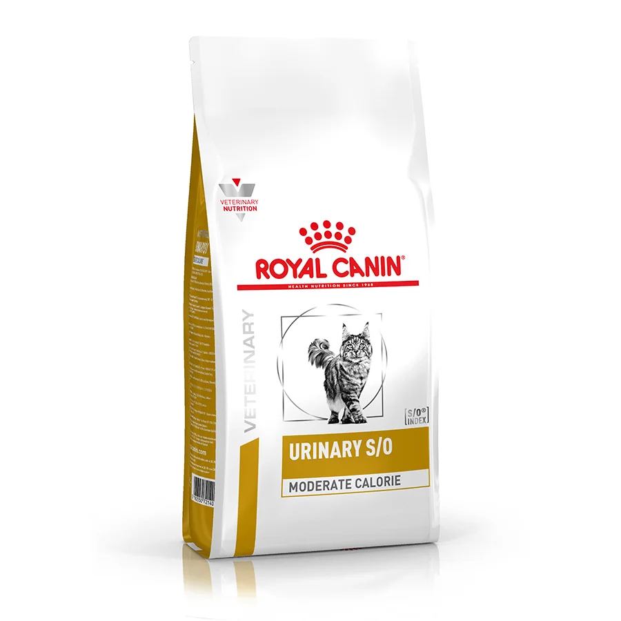 Advanced Royal Canin Veterinary Urinary S O Moderate Calorie Adult Dry Cat Food 1.5kg Refined
