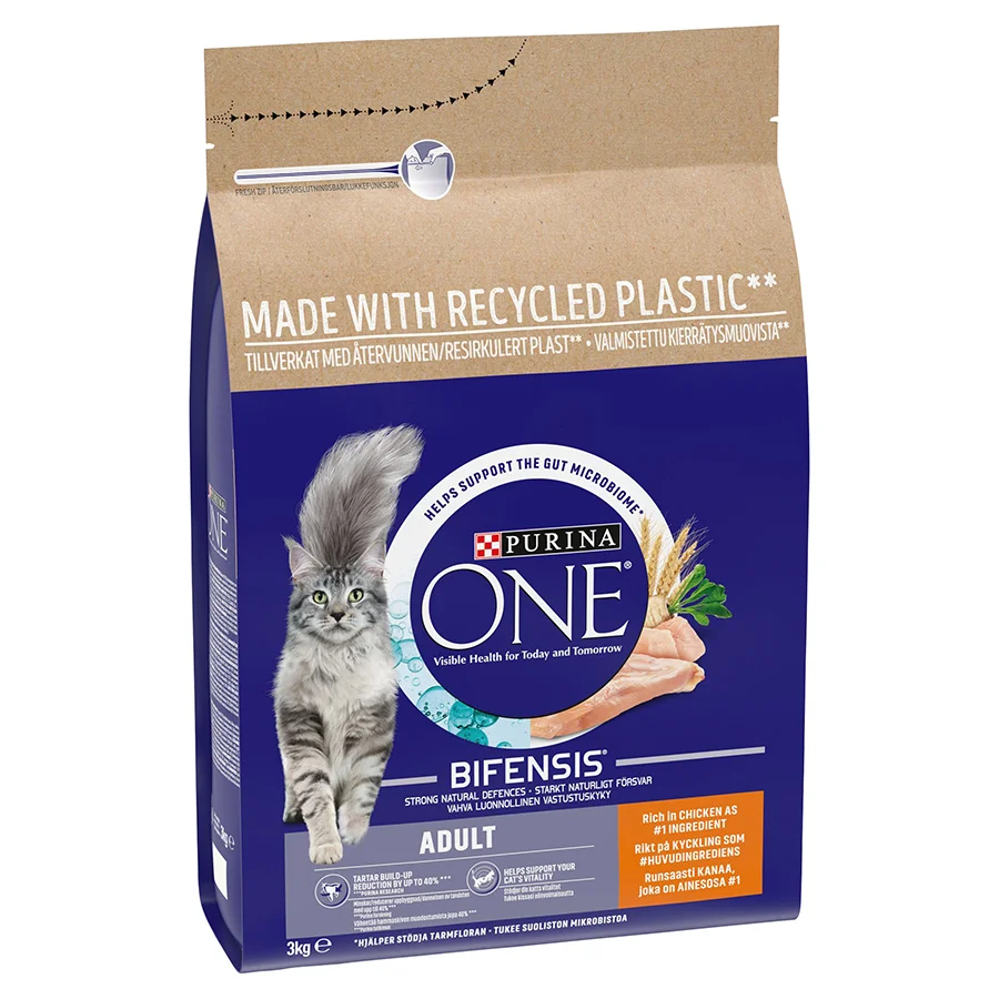 Trendy Purina ONE Adult Cat Dry Food Chicken 3kg Superior
