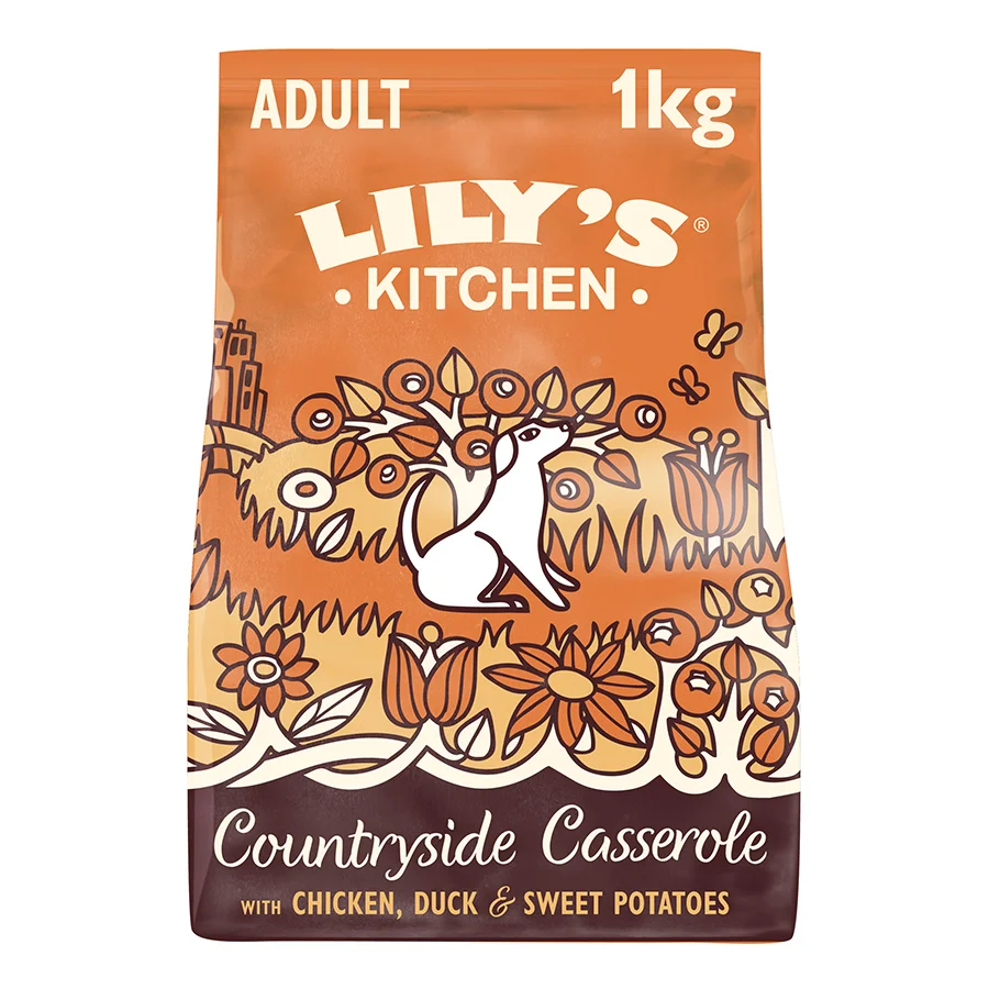 Minimalist Lily x27 s Kitchen Adult Dry Dog Food Chicken Duck 1kg Natural