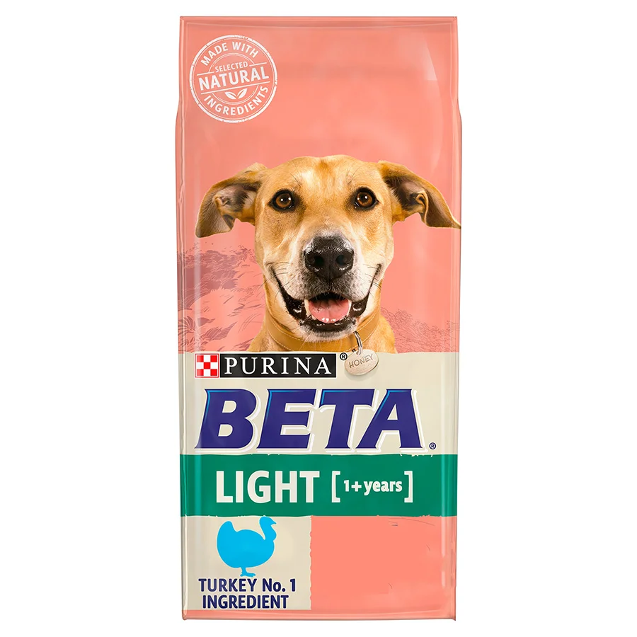 Stylish Beta Light Dry Adult Dog Food Turkey 14kg Elegant