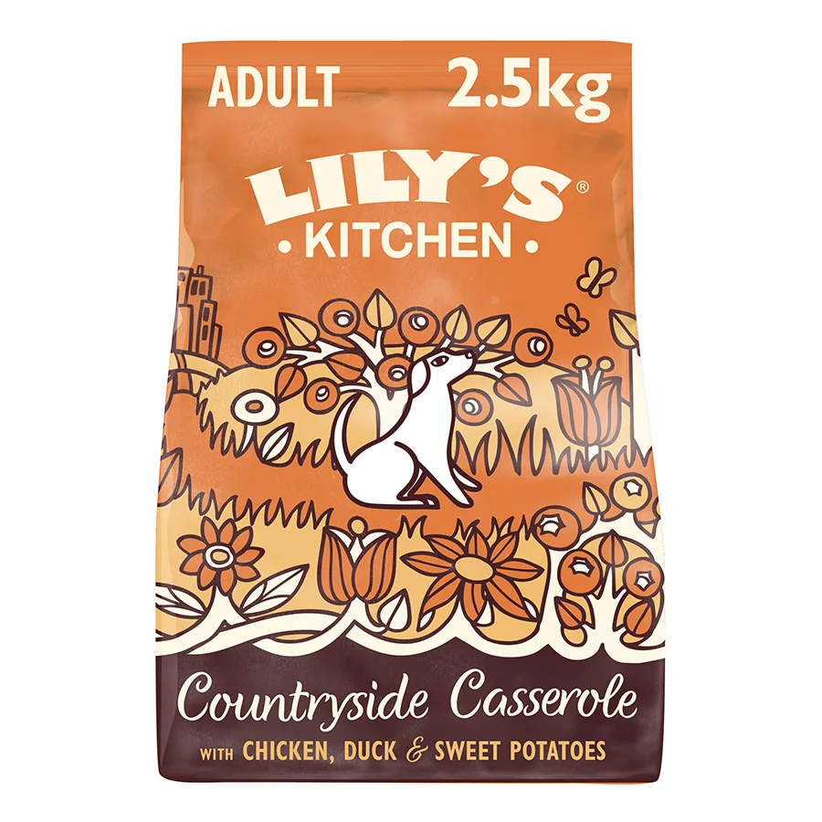 Quality Lily x27 s Kitchen Adult Dry Dog Food Chicken Duck 2.5kg Optimized