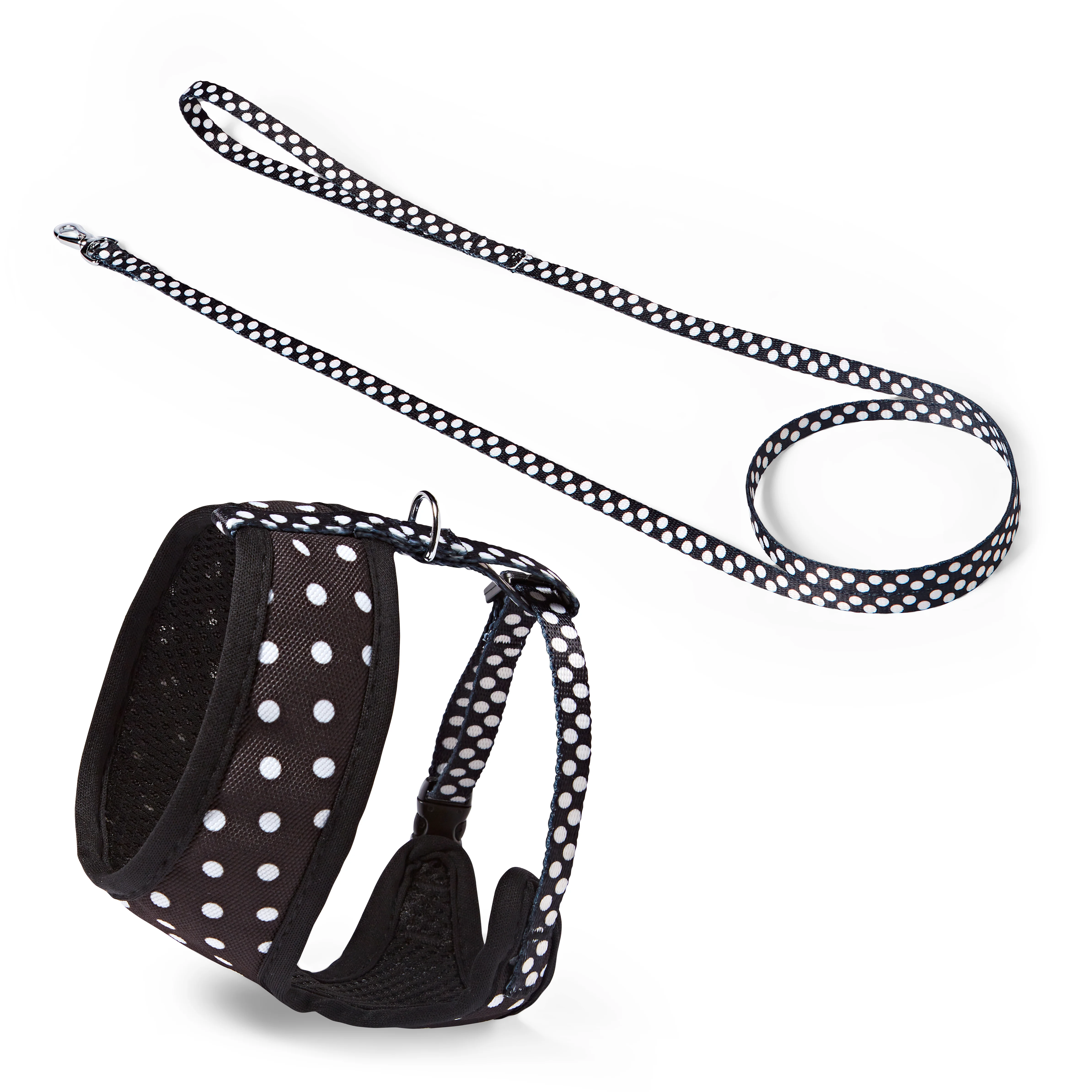 Modern Pets at Home Glow in the Dark Cat Harness Lead Black Easy-to-Use